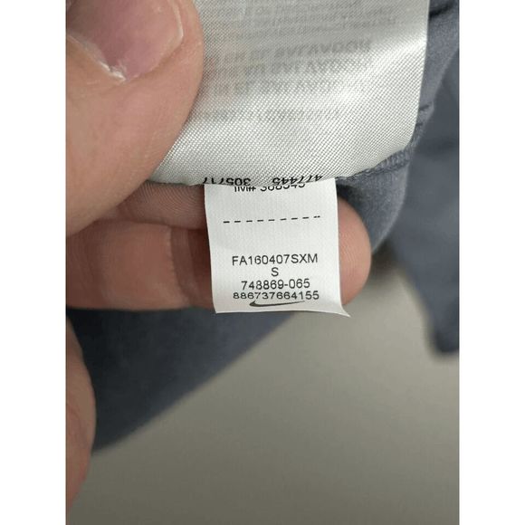 NEW Men S NIKE DRI-FIT Warm Base Layer Fitted Training Gray Mock Neck 748869-065 - Picture 3 of 6